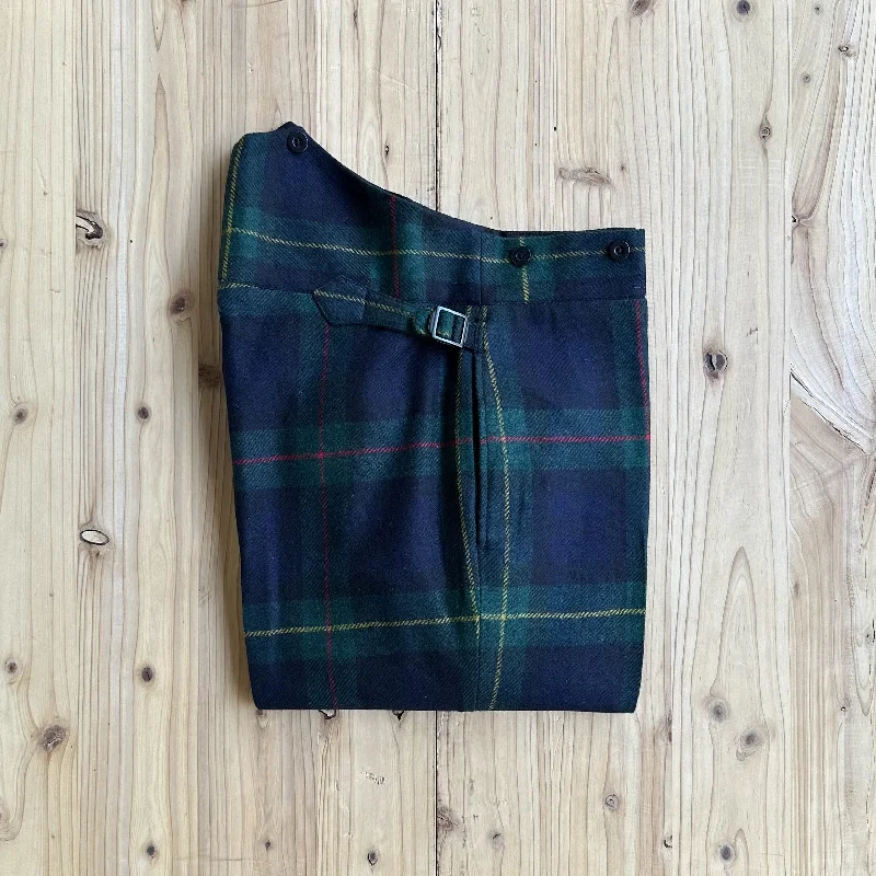 Custom Maternity Workout Pants-TANGO STEWART TARTAN