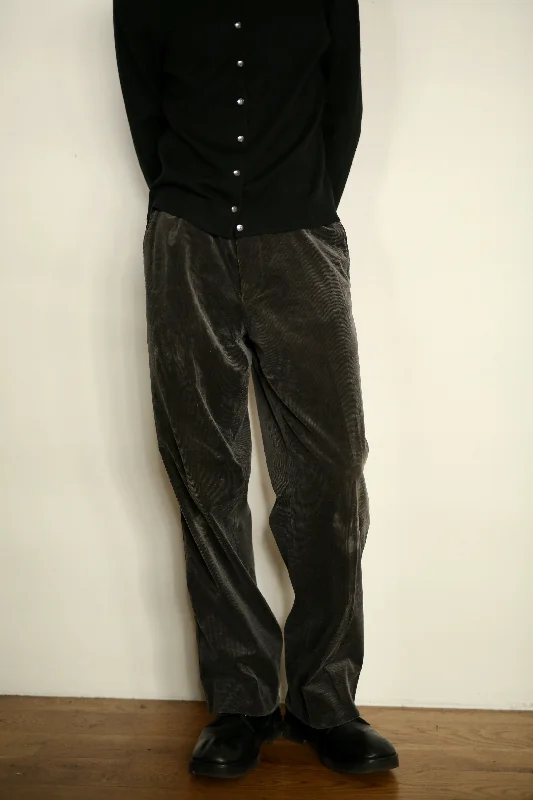 Custom Cargo Pants-90's CORDUROY STRAIGHT PANTS