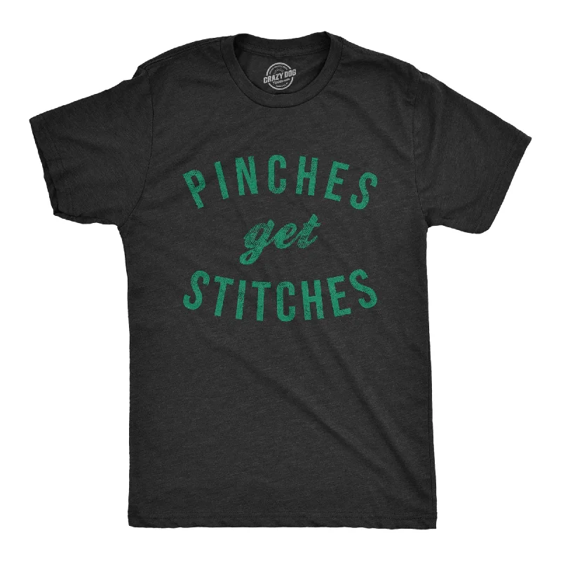 Custom T-Shirts for Class Reunions-Pinches Get Stitches Men's T Shirt