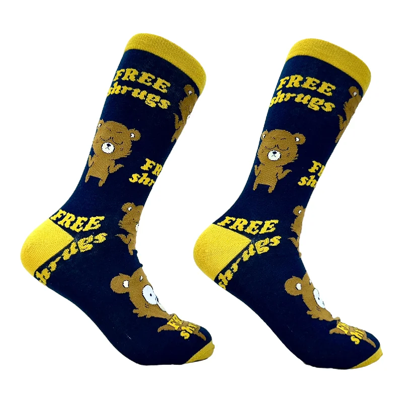 Custom Football Socks-Men's Free Shrugs Socks