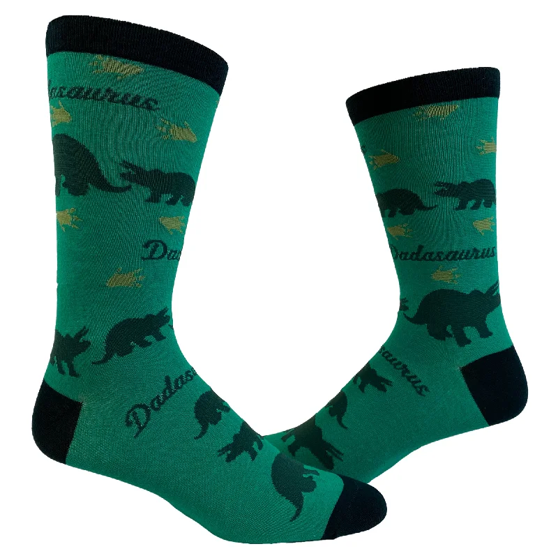 Custom Socks for Special Occasions-Dadasaurus Herd Socks