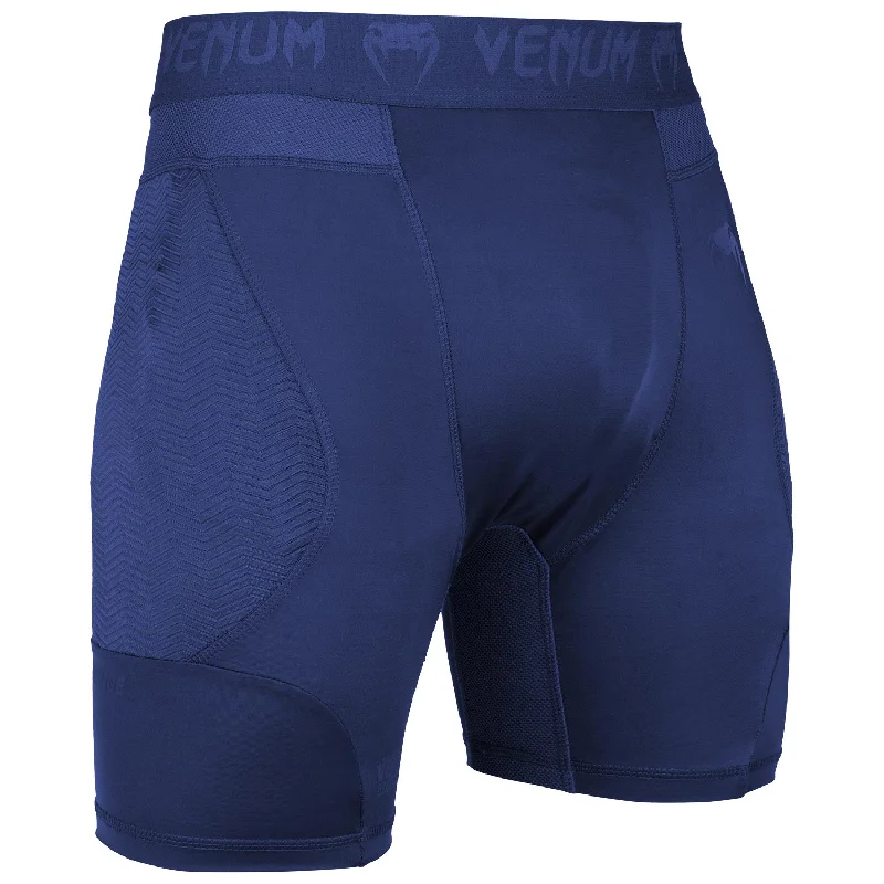 Custom Shorts for Cross Training-Venum G-Fit Compression Shorts - Navy