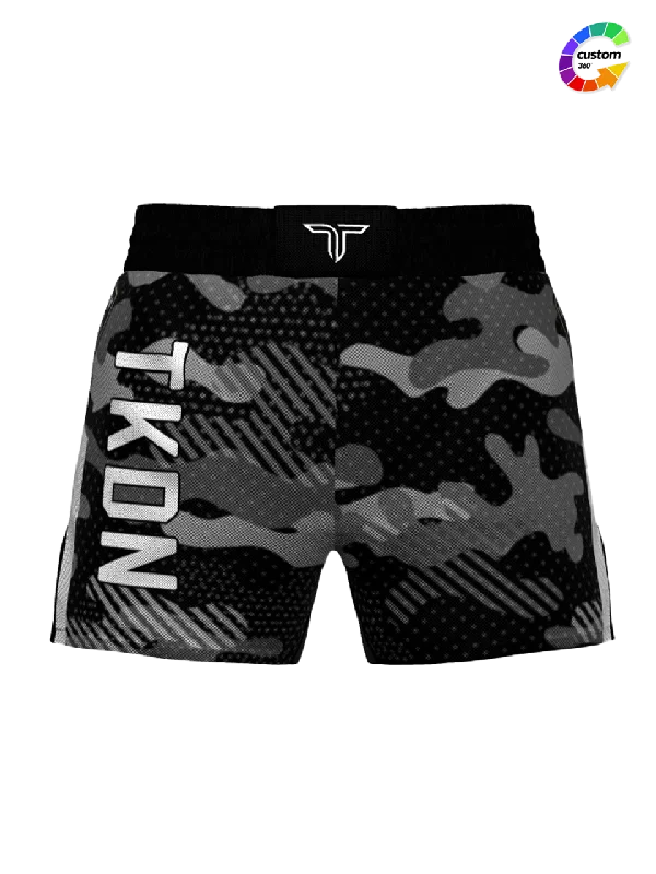 Custom Shorts for Weddings-TD-FS-009 360° Custom Fight Shorts (5"&7“ Inseam)