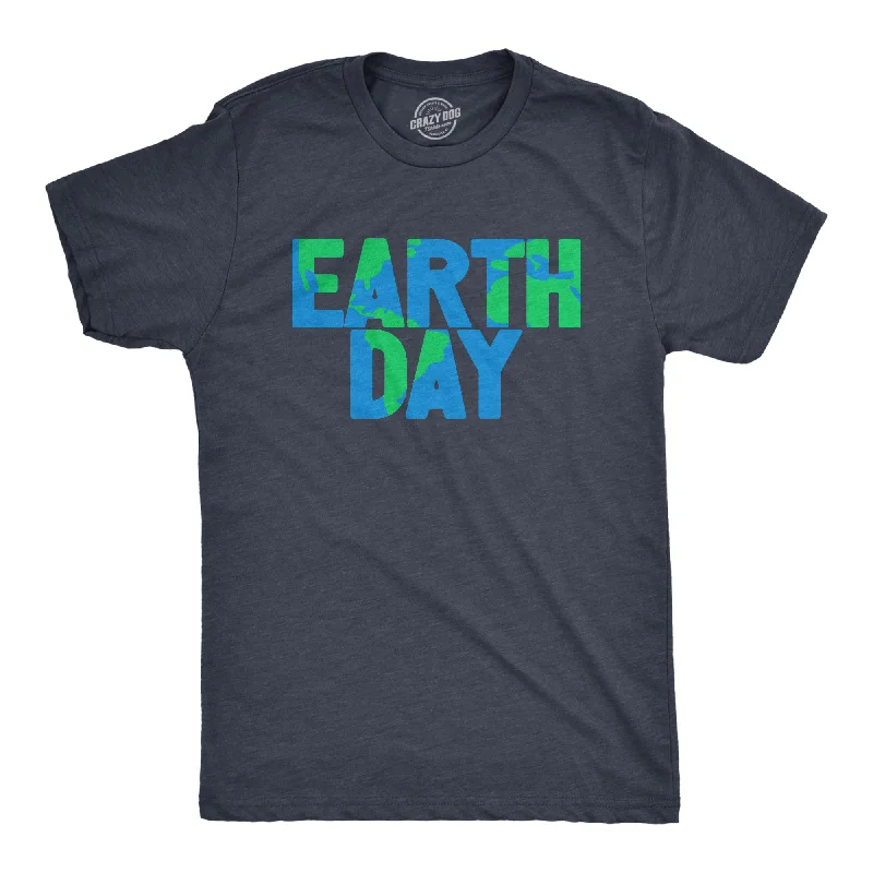 Custom T-Shirts for Nature Lovers-Earth Day Men's T Shirt