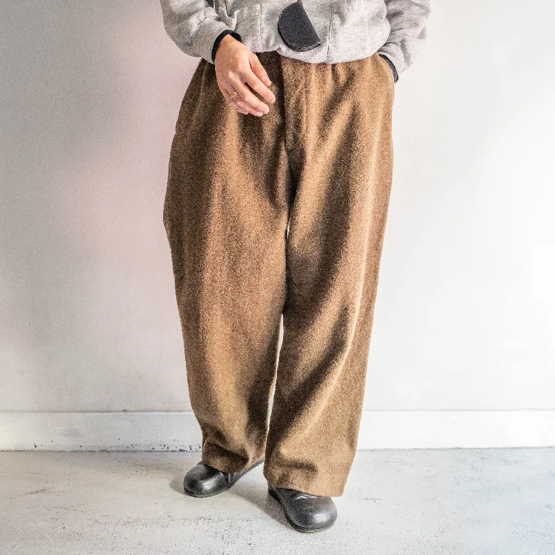 Custom Text Pants-1950s French military M52 wool pants -early model-