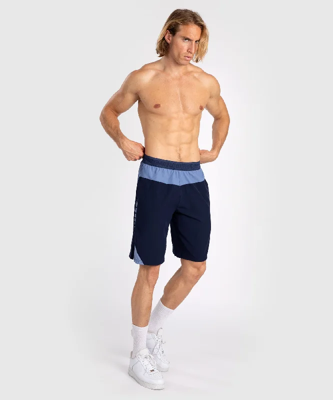 Custom Soccer Shorts-Venum Tempest Men's Training Shorts - Navy Blue/Blue