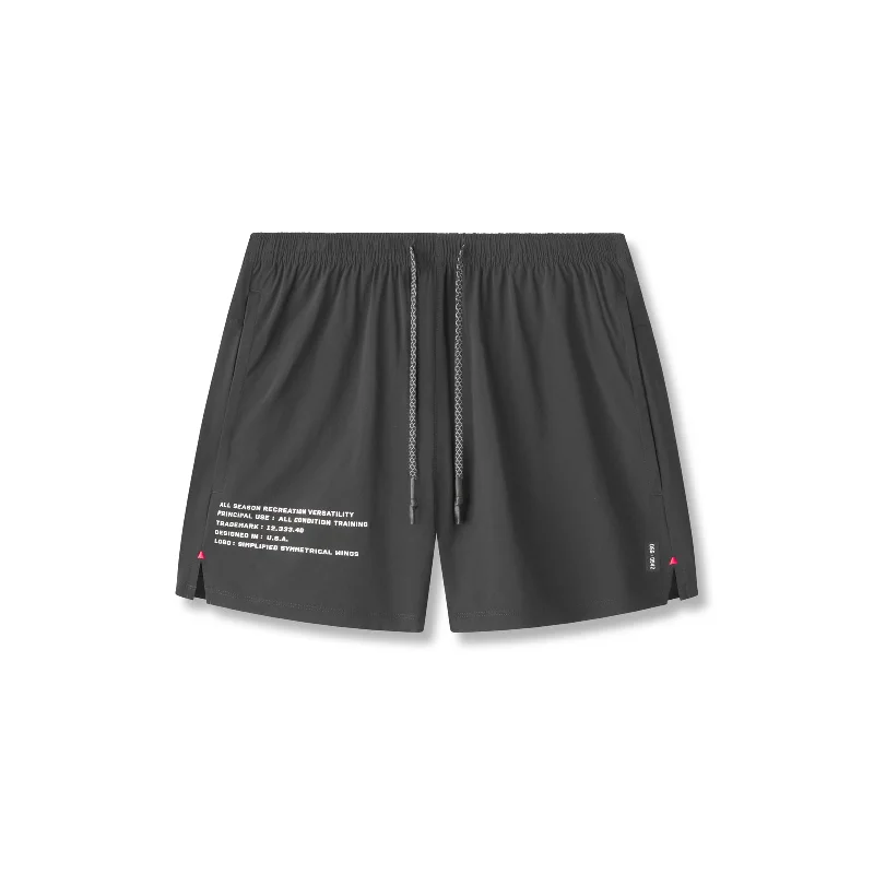 Custom Short Shorts for Men-0942. Aerotex™ 5" Training Short - Space Grey