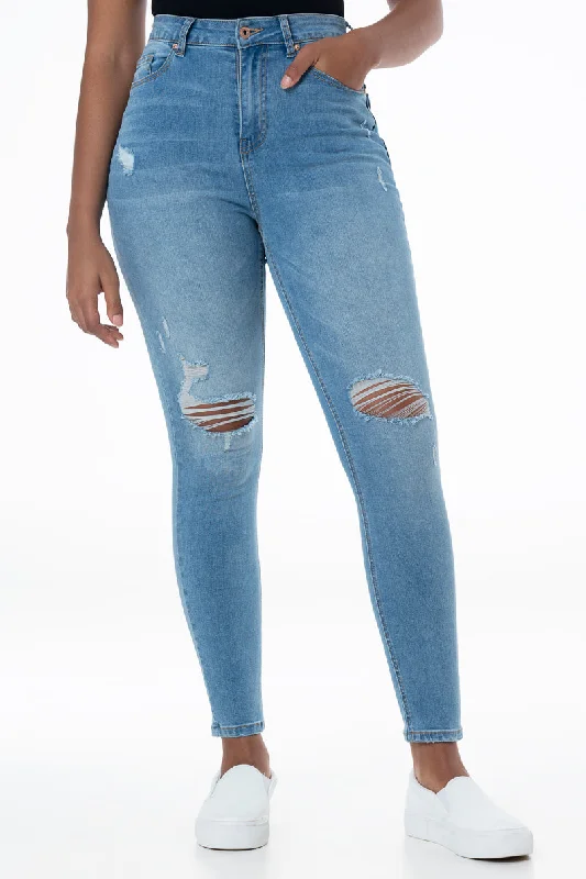 Rf05 Hi Rise Skinny Jeans _ 148261 _ Mid Wash