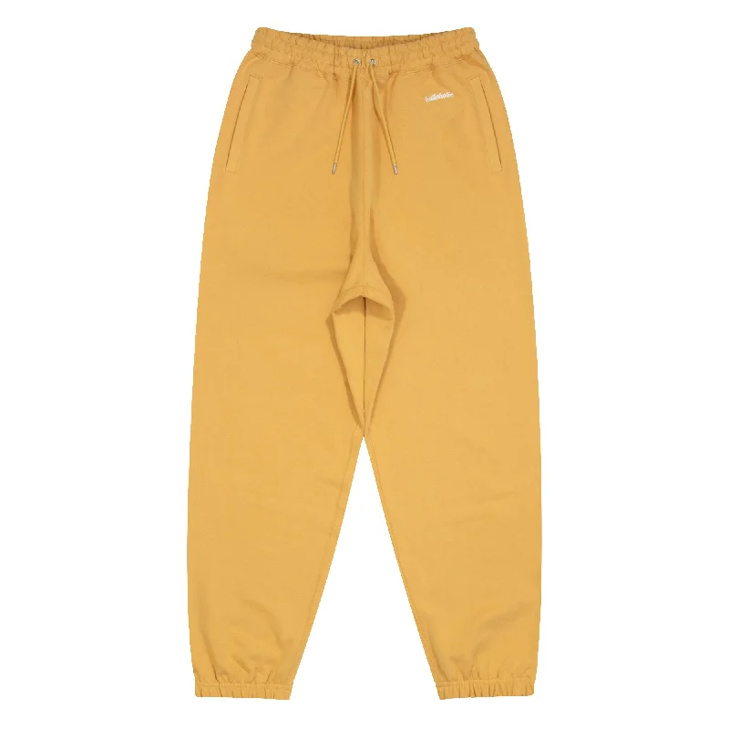 Custom Corduroy Pants-Small Logo Sweat Pants (gold)