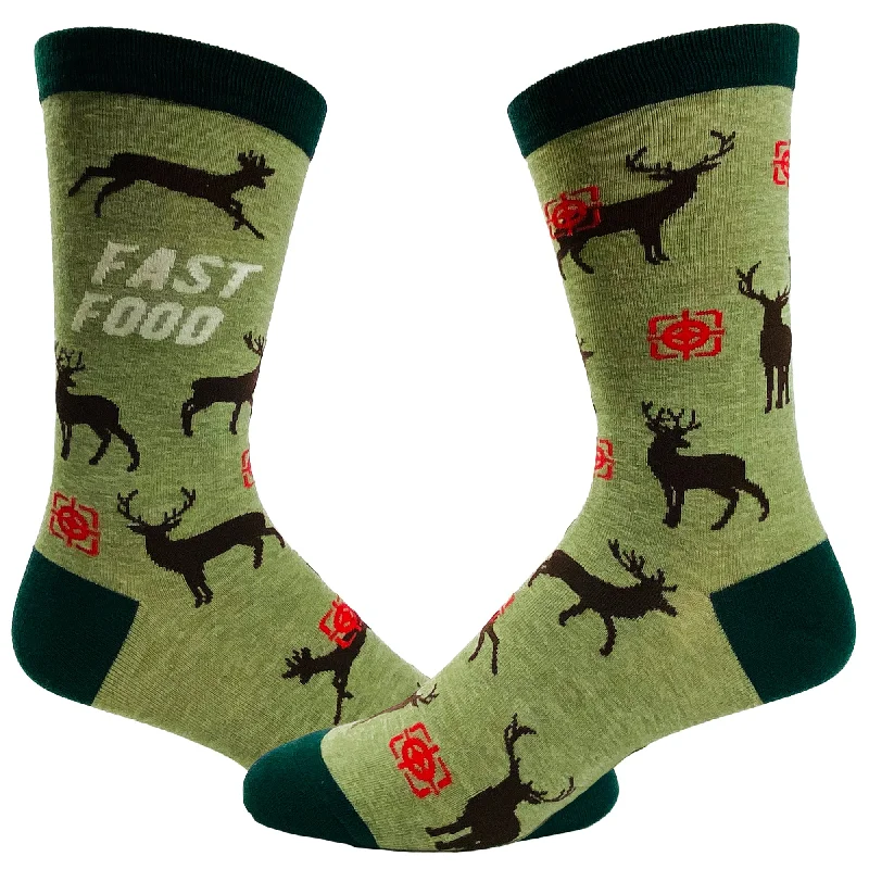 Custom Giftable Socks-Men's Fast Food Socks