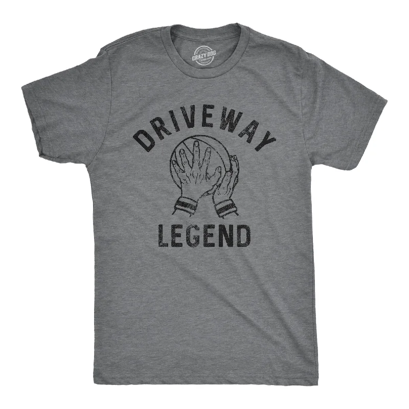 Custom T-Shirts for Outdoor Activities-Driveway Legend Men's T Shirt