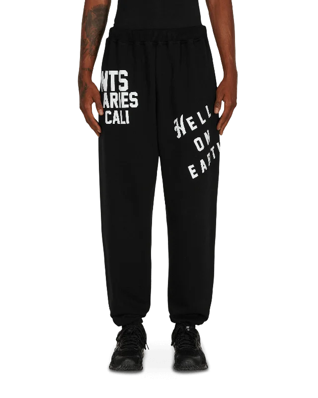 Custom Breathable Hiking Pants-NTS Tutti Pazzi Sweatpants Black