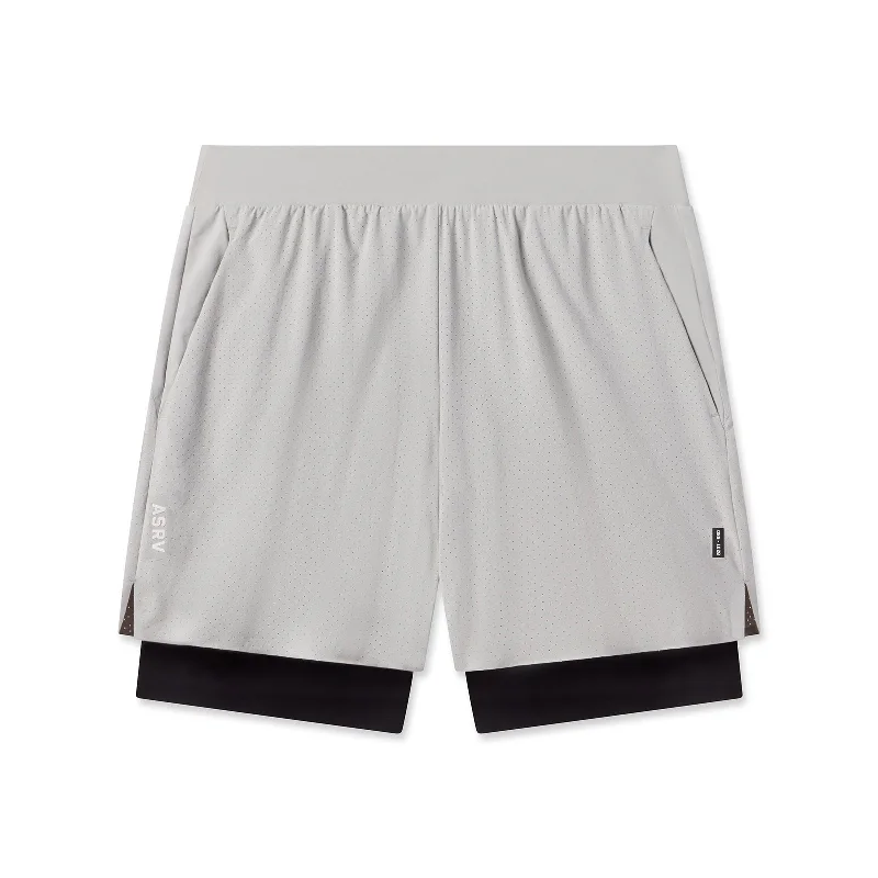 Custom Shorts for Lounging-1028. Aerotex™ Bonded 7" Liner Short - Slate Grey