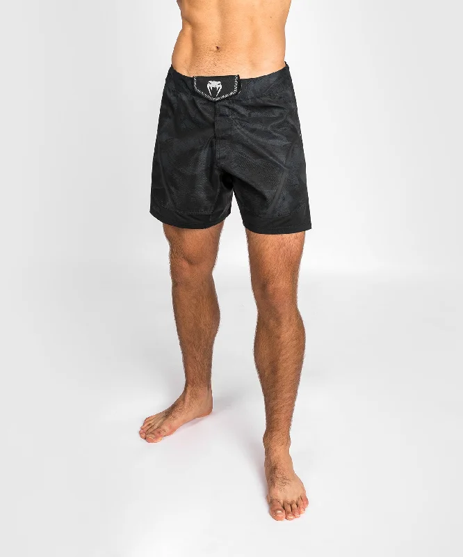 Custom Shorts with Reflective Details-Venum Electron 3.0 Fightshort - Black