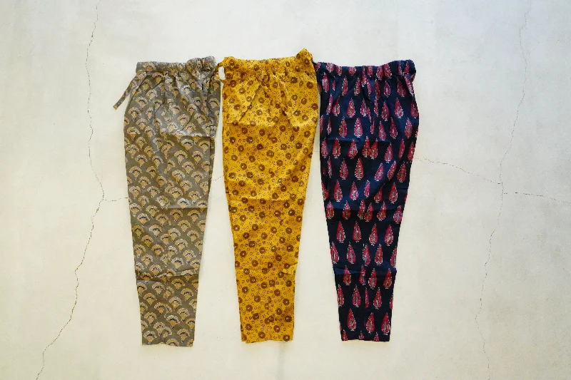 Custom Leggings-South2 West8 / String Slack Pant- Batik Printed