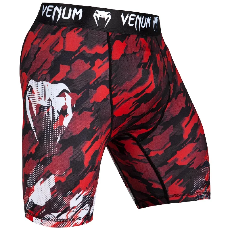 Custom Shorts with Soft-Touch Fabric-Venum Tecmo Compression Shorts - Red