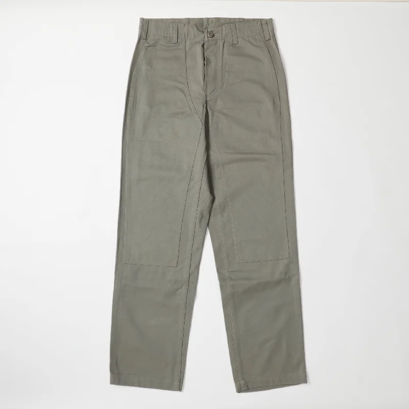 Custom Travel Pants-DND : cotton canvas olive pa-020 "Dead Stock"