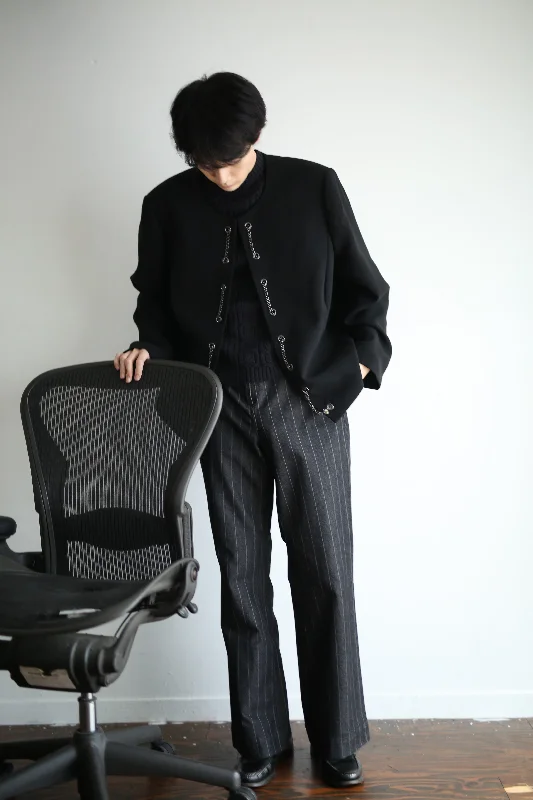 Custom Premium Pants-90's NO COLLAR CHAIN BLOUSON