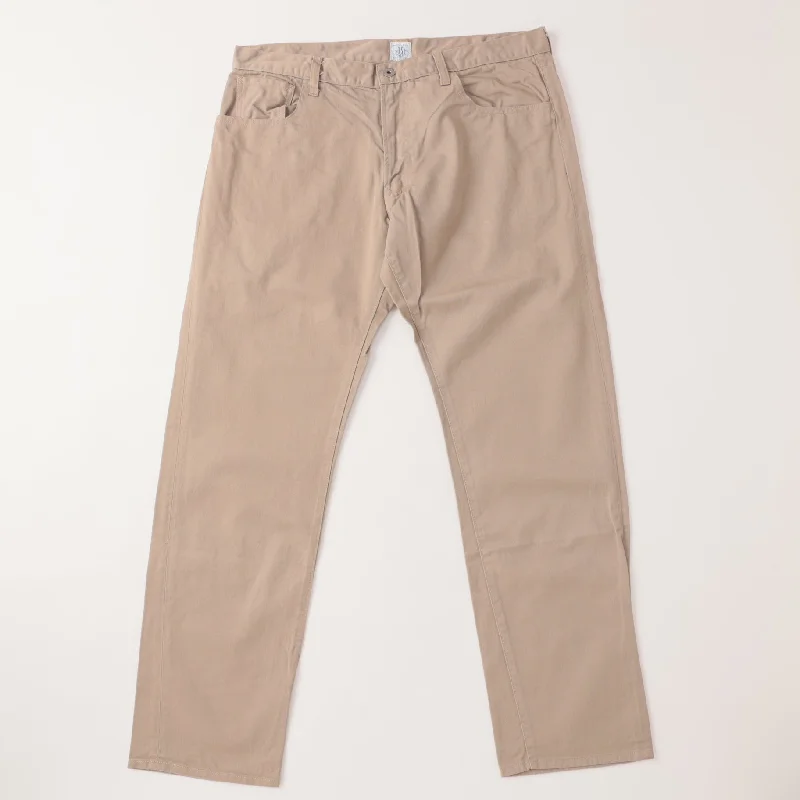 Custom Capri Pants-Cruzer Jean : cotton twill khaki pa-055 "Dead Stock"