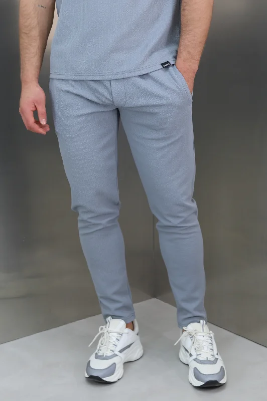 Custom Recycled Pants-Capo TWIST Trouser - Light Grey