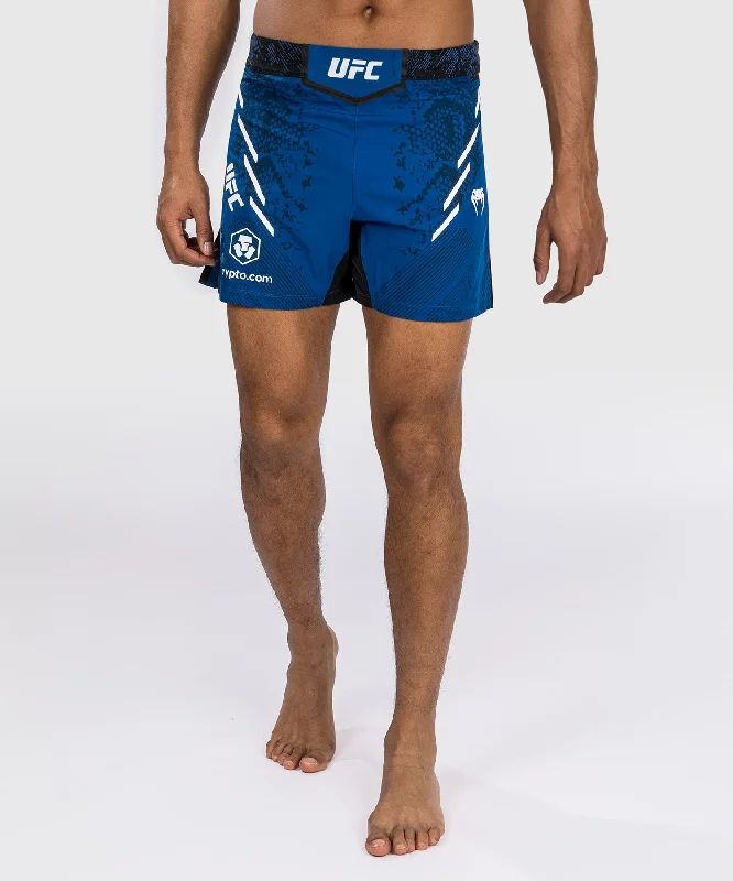 Custom Shorts for Branding-UFC Adrenaline by Venum Authentic Fight Night Men's Fight Short - Short Fit - Blue