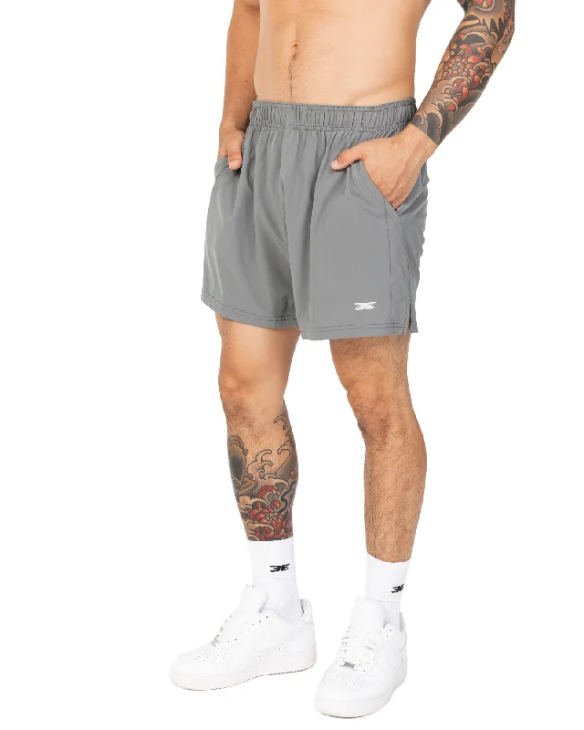 Custom Eco-Friendly Shorts-Elite Aero Shorts - Grey