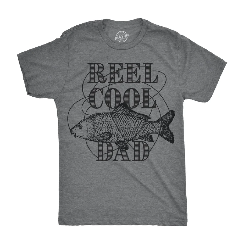 Personalized T-Shirts for Birthdays-Reel Cool Dad Men's T Shirt