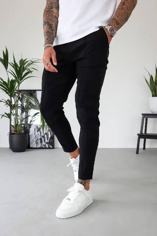 Custom Mid-Rise Leggings-Capo SMART Trouser - Black