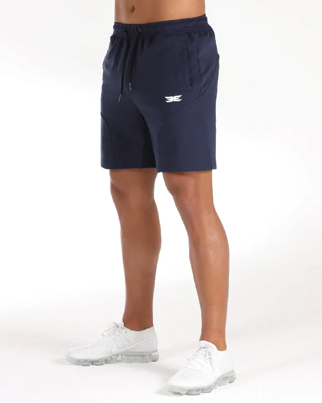 Custom Long Shorts for Women-360 Shorts - Navy