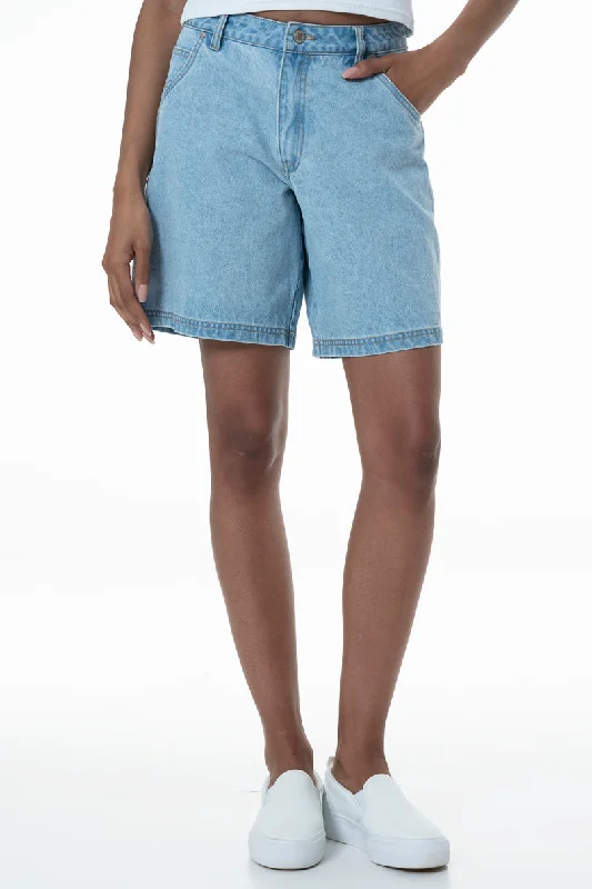 Custom Running Shorts-Bermuda Denim Shorts _ 151996 _ Light Wash