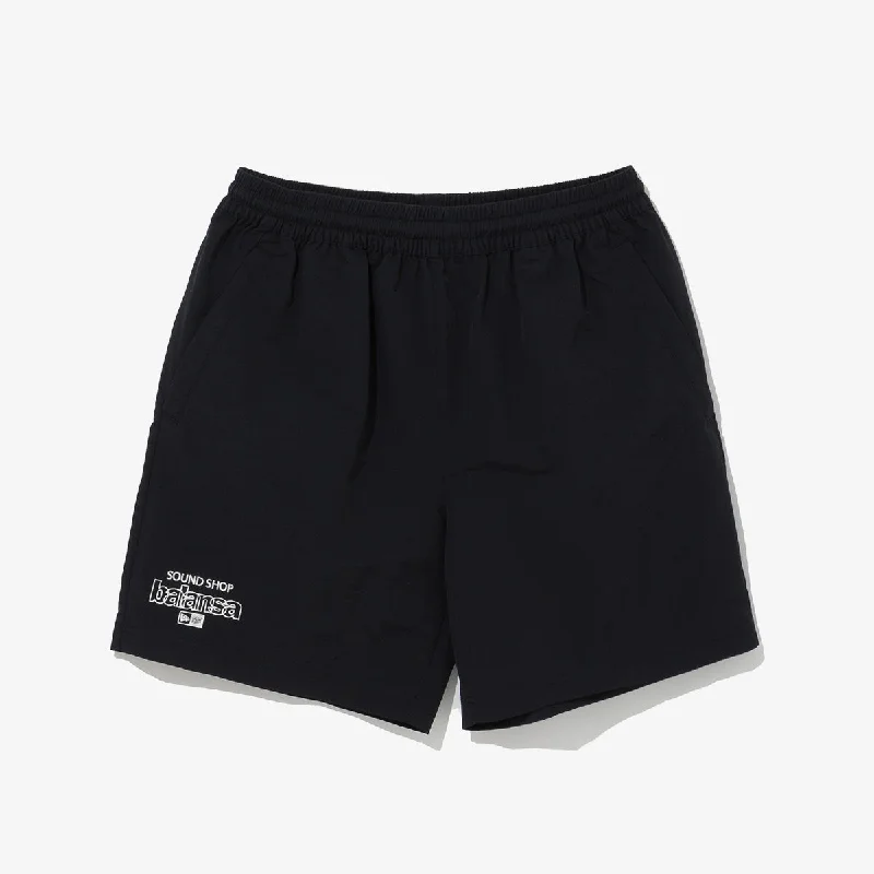 Custom Fitted Pants-NEW ERA × SOUND SHOP balansa - AP BALANSA SHORT PANTS BLACK【13822801】