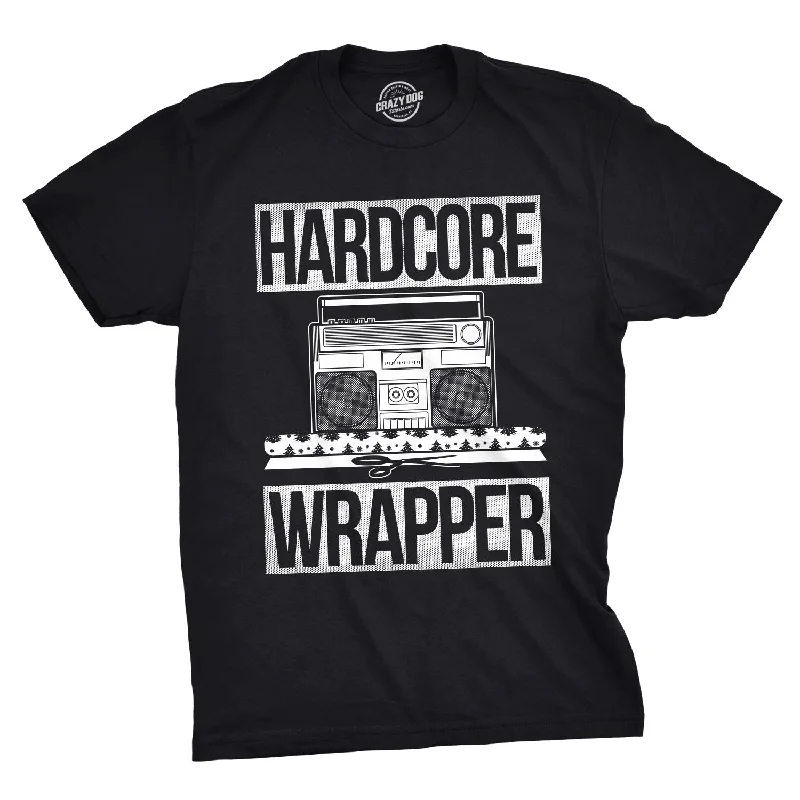 Custom T-Shirts for Outdoor Activities-Hardcore Wrapper Men's T Shirt