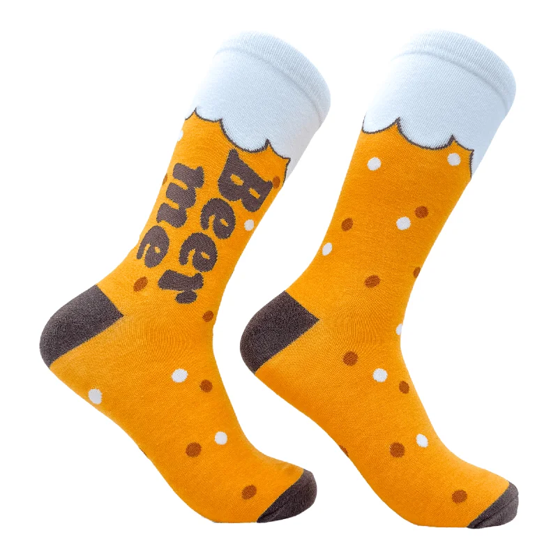 Custom Baby Socks-Men's Beer Me Socks