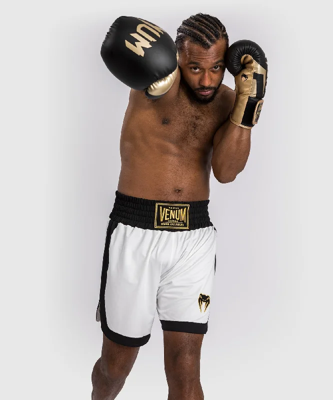 Custom Shorts for Eco-Conscious Shoppers-Venum Classic Boxing Shorts - White/Black