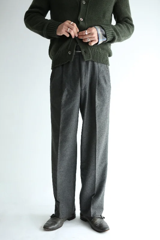 Custom Chinos-90's "GIORGIO ARMANI" TUCK WIDE TROUSERS