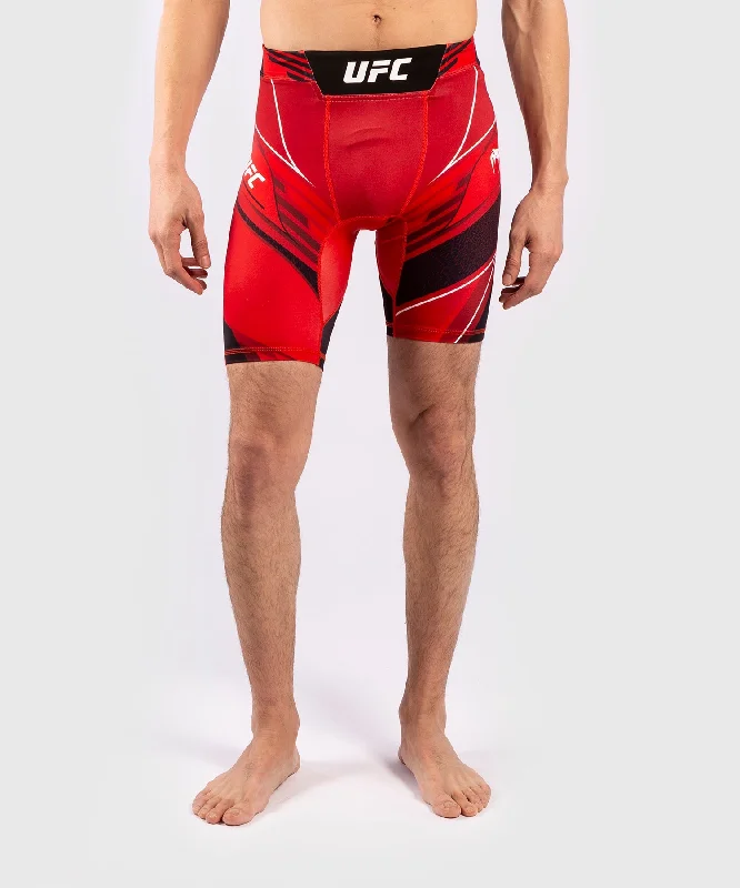 Custom Shorts with Rip-Stop Material-UFC Venum Pro Line Men's Vale Tudo Shorts - Red