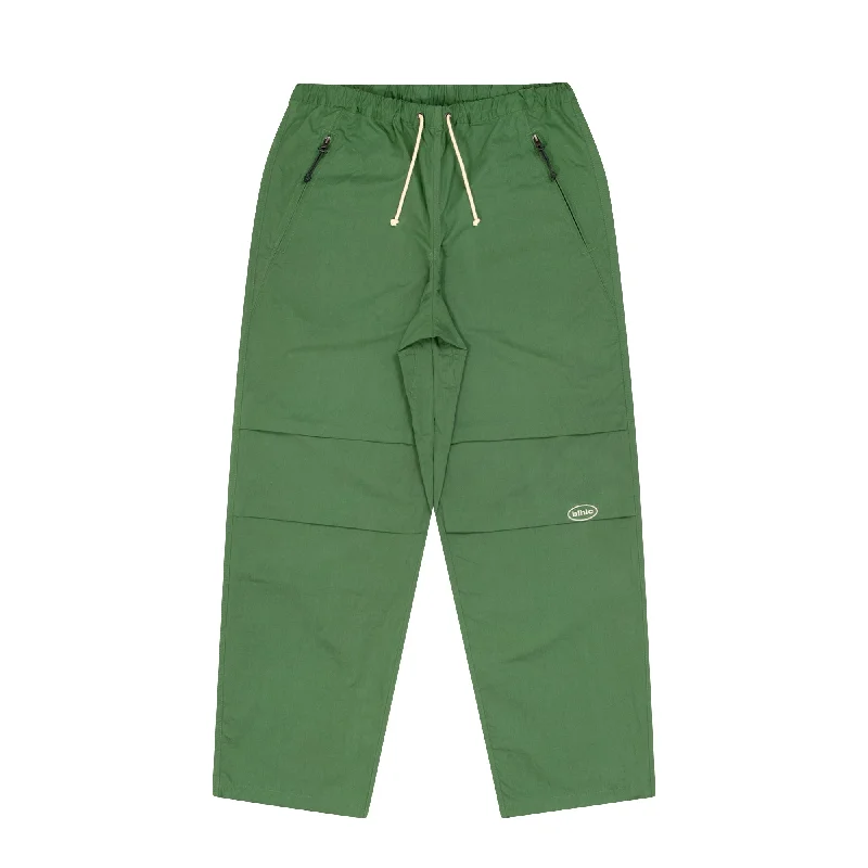 Custom Hiking Cargo Pants-blhlc Oval Logo Knee Tuck Easy Pants (green)