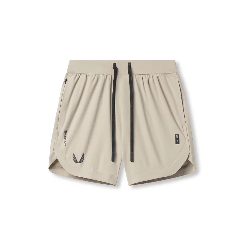 Custom Shorts with Your Logo-0823. Tetra-Lite® 7" Linerless Short - Sand Smoke "Wings"