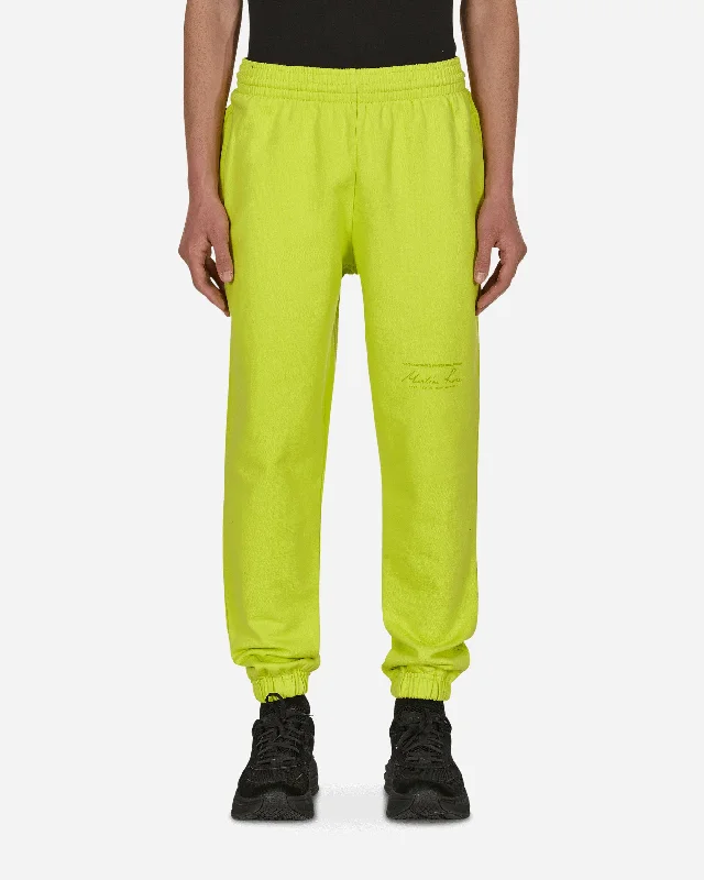 Custom Relaxed Fit Pants-Slim Track Pants Green