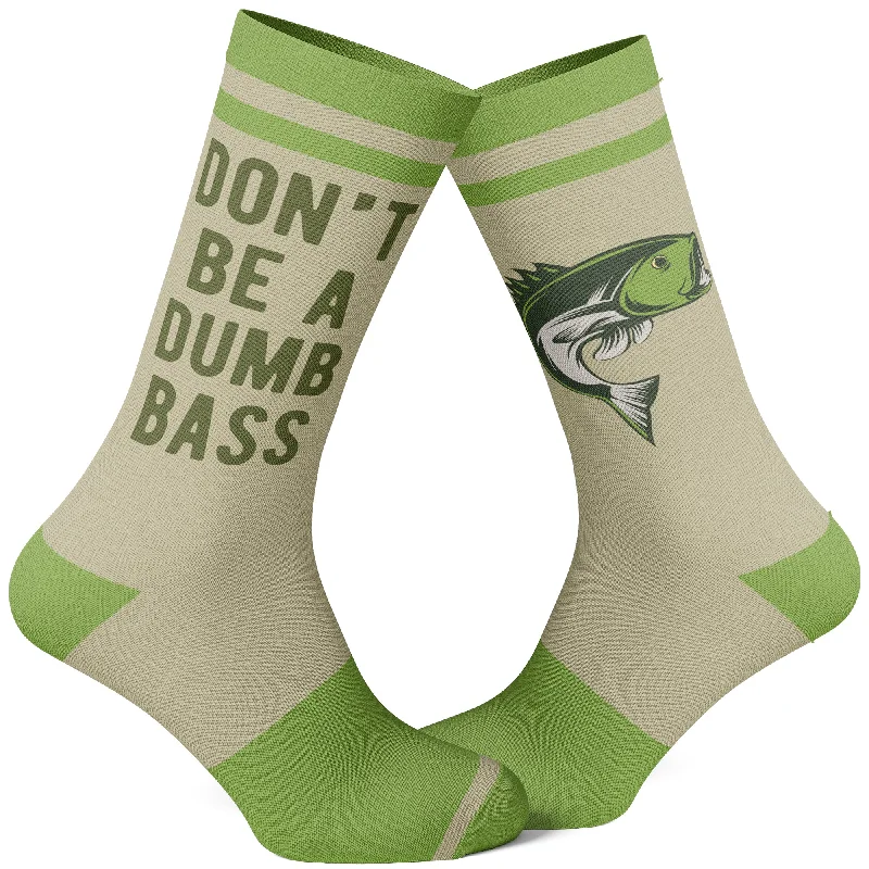 Custom Formal Socks for Business-Don't Be A Dumb Bass Socks