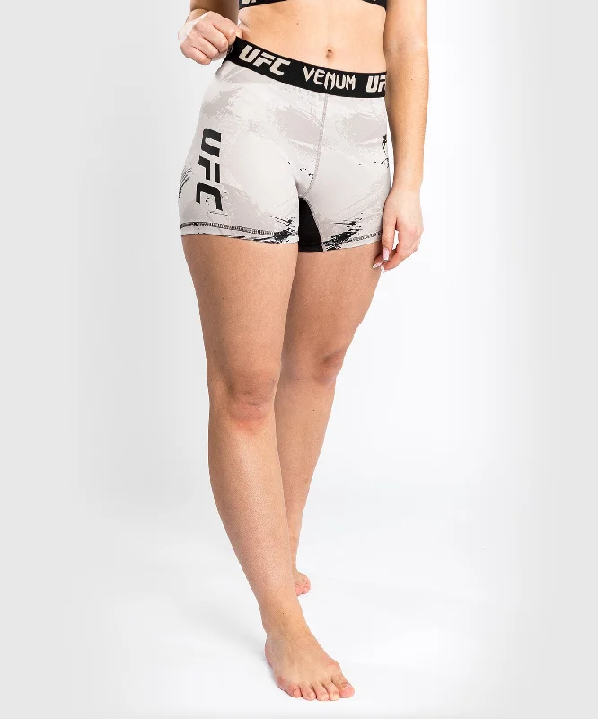 Custom Shorts for Beach Days-UFC Venum Authentic Fight Week 2.0 Women’s Vale Tudo Short - Sand/Black