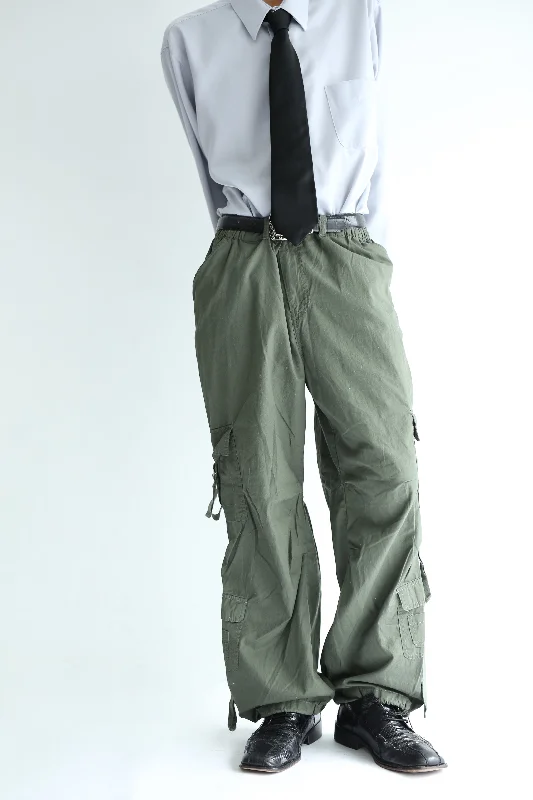 Custom Tapered Pants-WIDE CARGO PANTS