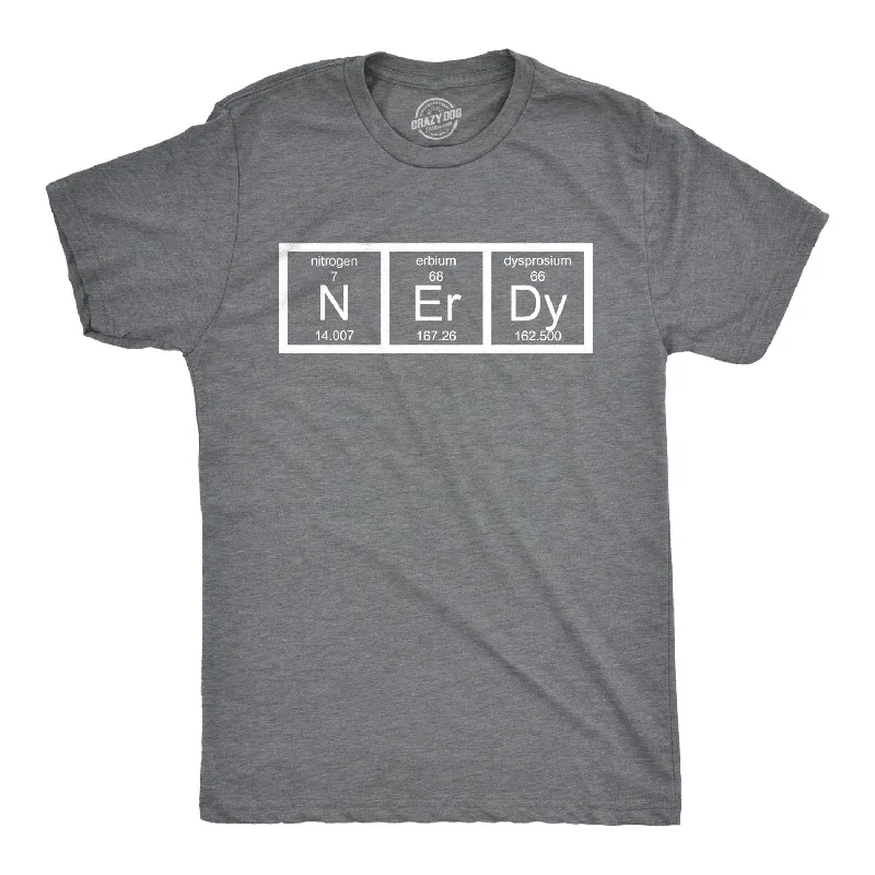 Custom T-Shirts for Charity Events-Element of Nerdy Men's T Shirt