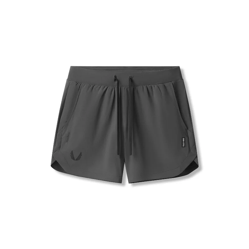 Custom Shorts for Hiking Trails-0751. Tetra-Lite® 5" Linerless Short - Space Grey "Black Wings"