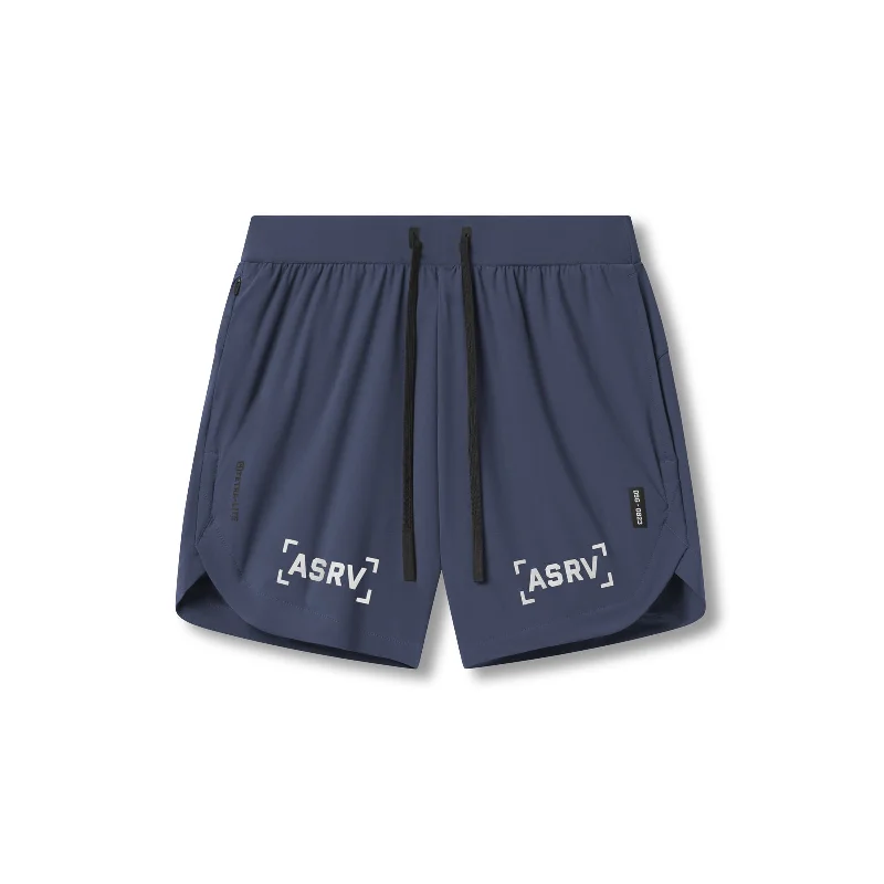 Custom Swim Shorts for Men-0823. Tetra-Lite® 7" Linerless Short - Navy "Bracket"