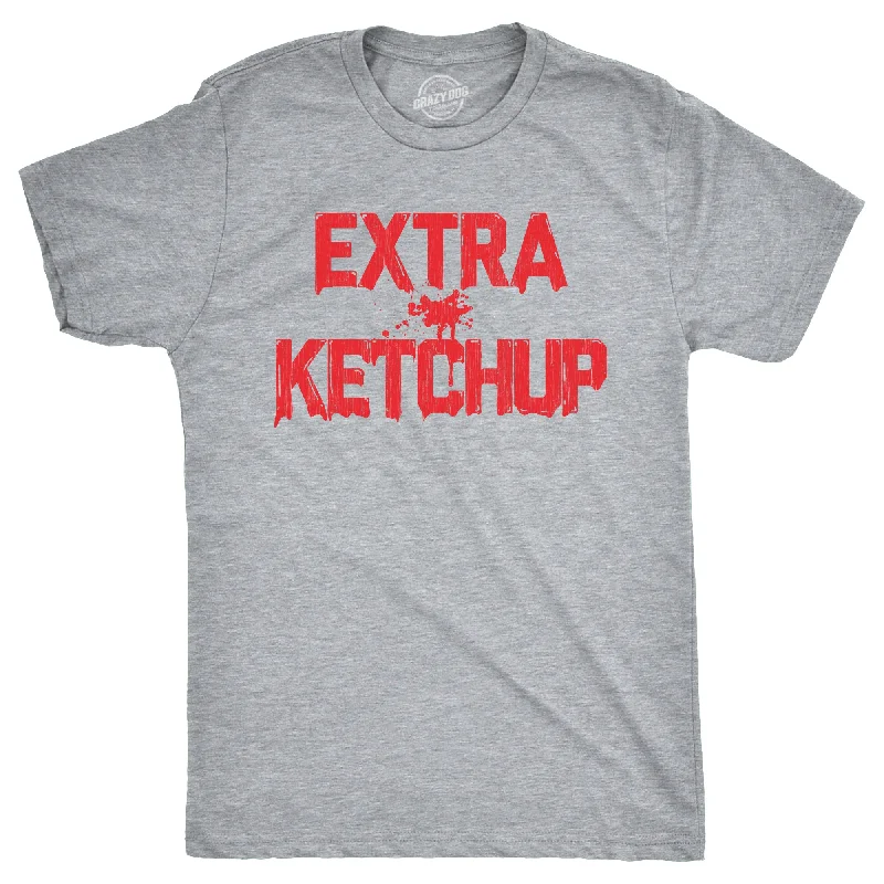 Custom T-Shirts for Fundraising-Extra Ketchup Men's T Shirt