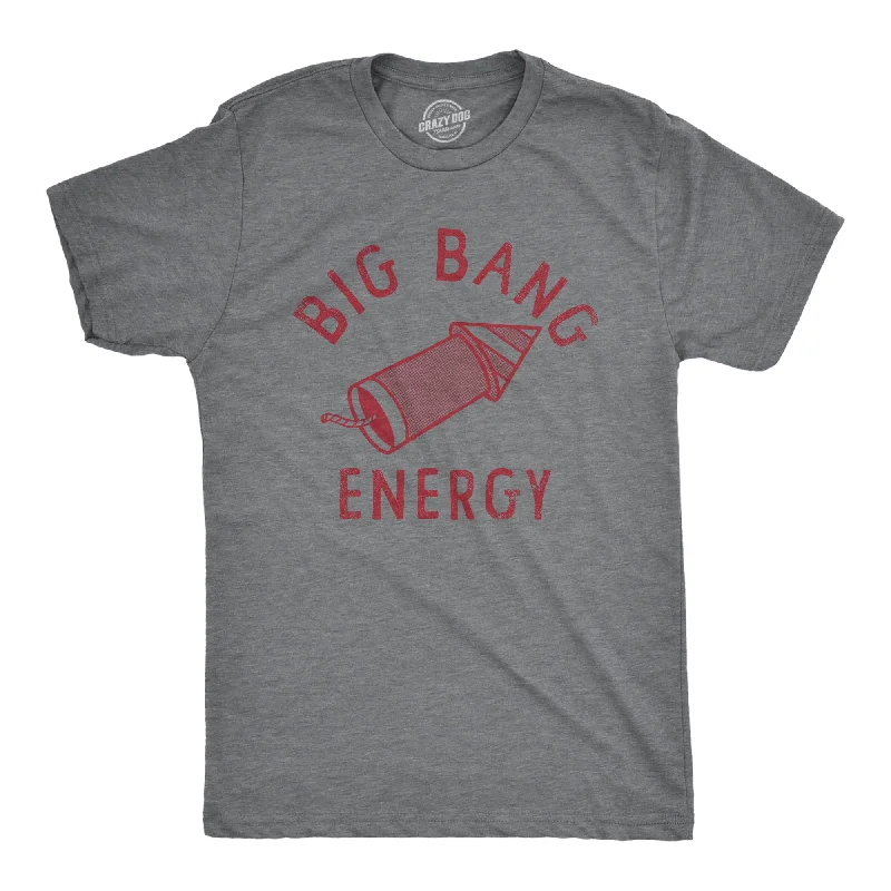 Custom T-Shirts for Road Trips-Big Bang Energy Men's T Shirt