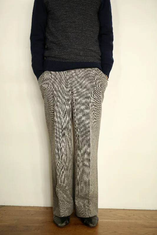 Custom Leggings-90's TWEED STRAIGHT PANTS