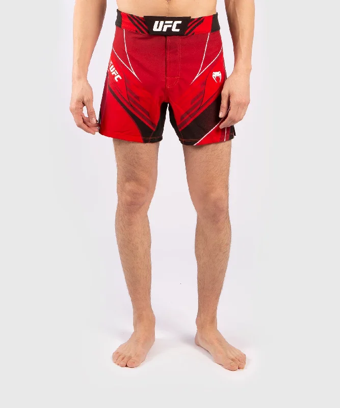 Custom Shorts with Rip-Stop Material-UFC Venum Pro Line Men's Shorts - Red