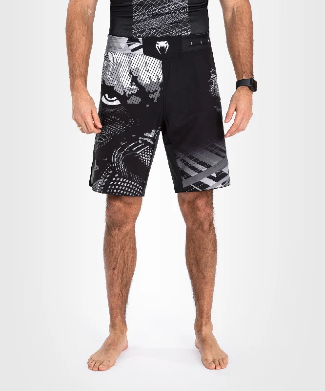 Custom Shorts for Hiking Trails-Venum Gorilla Jungle Fightshort - Black/White